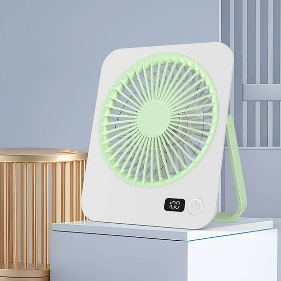 2025 Desktop Fan Home Office Outdoor Camping Portable Wall Mounted Fan Digital Display -thin Small Fan, Xinsrenus Under $5! 2025 Desktop Fan Home Office