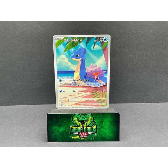 2025 Destined Rivals English Misty's Lapras Secret Rare Holo #194/182 Pokemon Trading Card