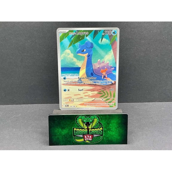 2025 Destined Rivals Misty's Lapras Secret Rare Holo #194/182 Pokemon Trading Card