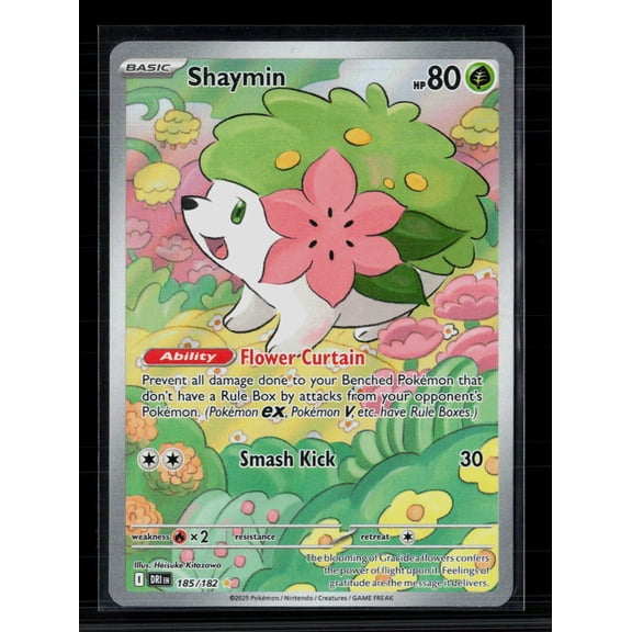 2025 Destined Rivals Shaymin Holo Secret Rare #185/182