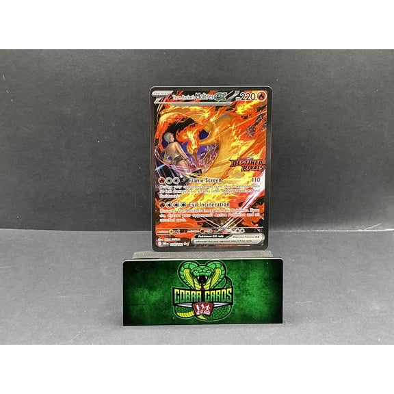 Pokemon 2025 Destined Rivals Team Rocket's Moltres EX Holo SAR Secret Rare #229/182 Trading Card
