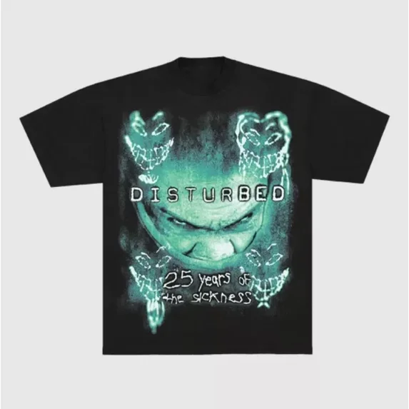 2025 Disturbed The Sickness Anniversary T-Shirt Gift For Fans MR1080