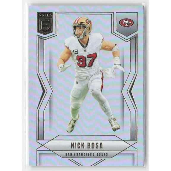 Near Mint 2025 Donruss Elite Nick Bosa #93 San Francisco 49ers Football Card