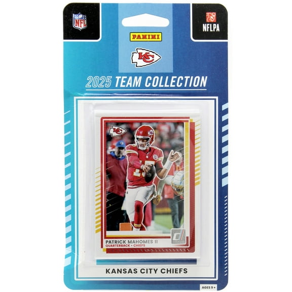 NFL 2025 Donruss Football Kansas City Chiefs Trading Card Team Set