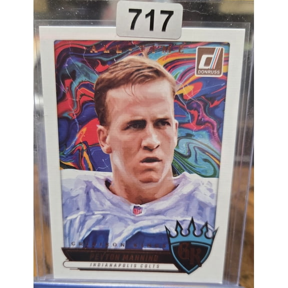 2025 Donruss Gridiron Kings Football Card Peyton Manning ATGK-PMG Indianapolis Colts