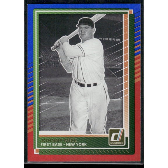 2025 Donruss Johnny Mize #72 Red Blue