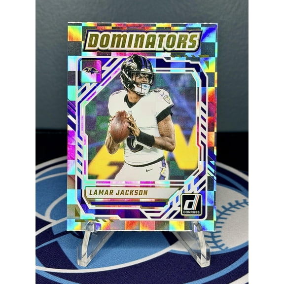 2025 Donruss Lamar Jackson #DOM-LJN Dominators
