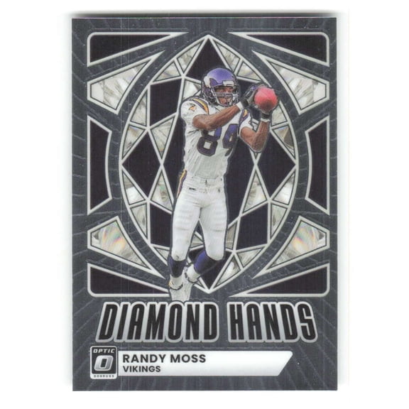 2025 Donruss Optic Diamond Hands #9 Randy Moss Minnesota Vikings  NFL Football Trading Card