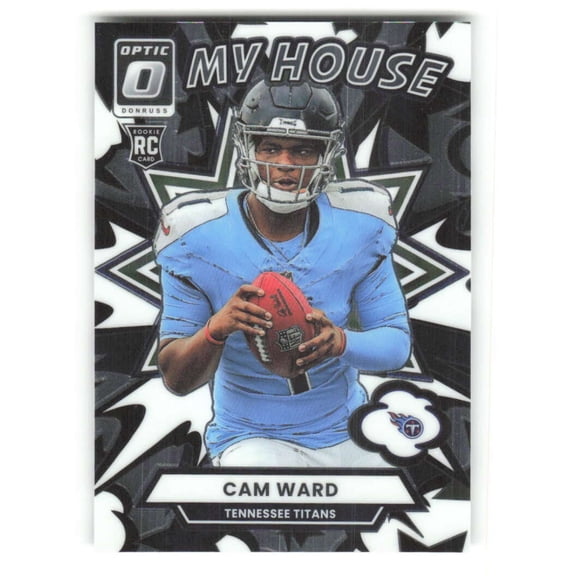 2025 Donruss Optic My House! #1 Cam Ward Tennessee Titans NFL Football Trading Card