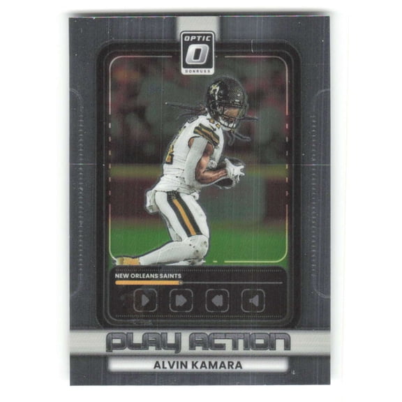 2025 Donruss Optic Play Action #5 Alvin Kamara New Orleans Saints NFL Football Trading Card