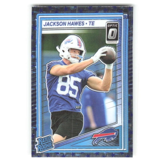 2025 Donruss Optic Stars #224 Jackson Hawes Rated Rookie Buffalo Bills NFL Football Trading Card