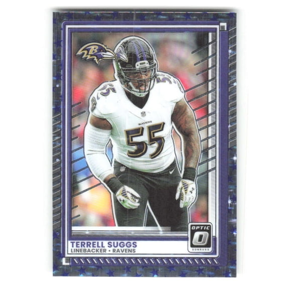 2025 Donruss Optic Stars #96 Terrell Suggs Baltimore Ravens NFL Football Trading Card