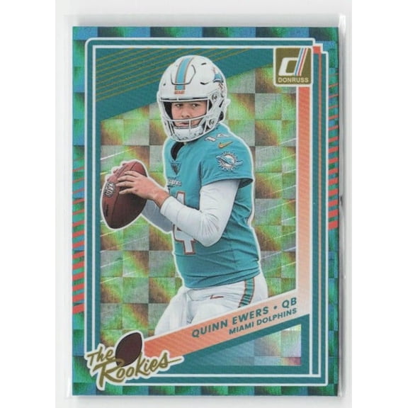 2025 Donruss #6 The Rookies Quinn Ewers Miami Dolphins Football Card