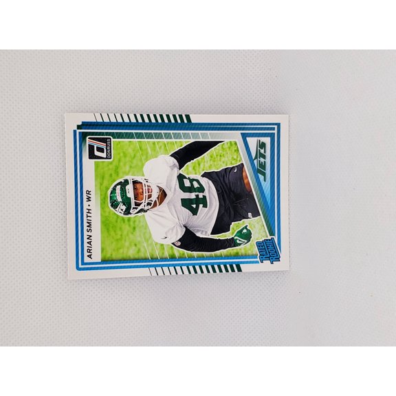 2025 Donruss Rated Rookie Arian Smith #386 New York Jets Football Card