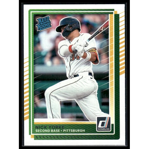 2025 Panini Donruss Rated Rookie Nick Yorke Pittsburgh #37 Baseball Card