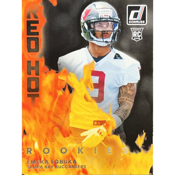 2025 Donruss Red Hot Rookies Emeka Egbuka #RHR-EMK RC