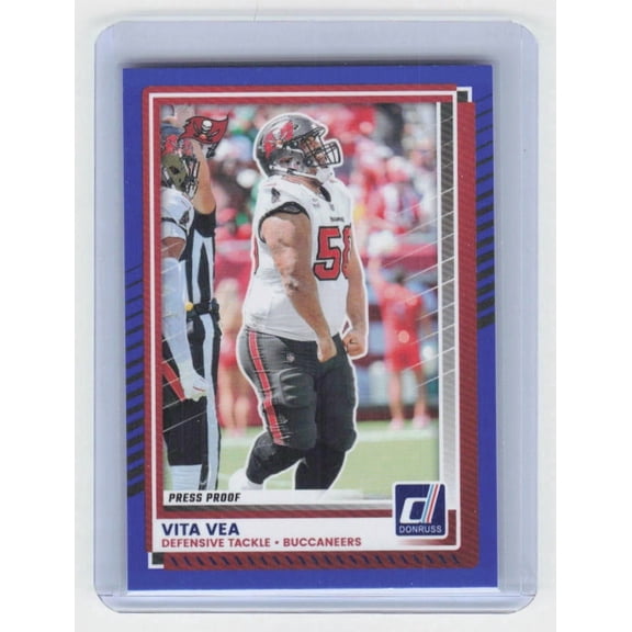 2025 Donruss Vita Vea #85 Press Proofs Blue
