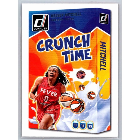 2025 Donruss WNBA Kelsey Mitchell #6 Crunch Time