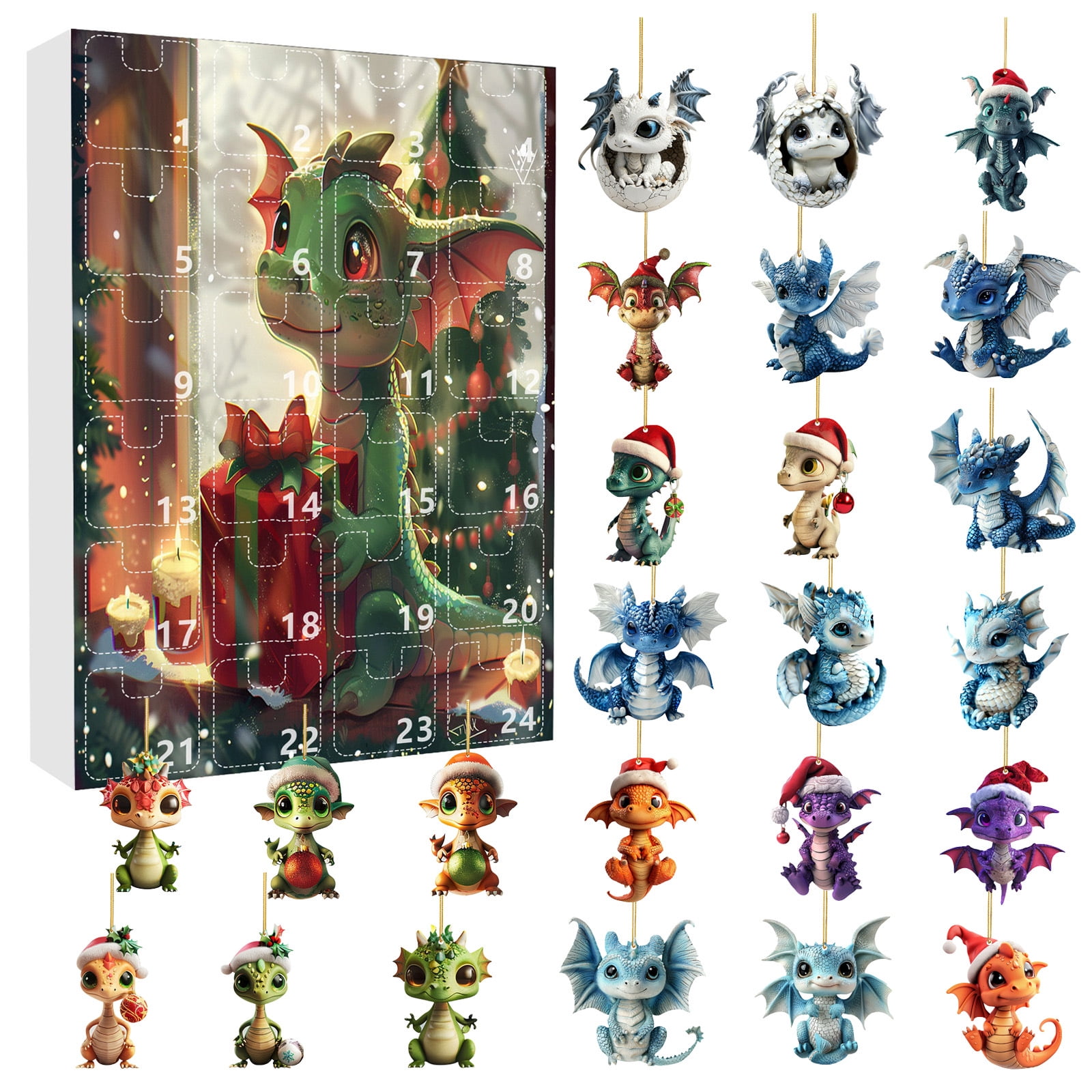 2025 Dragon Advent Calendar Christmas 24 Days Countdown Advent Calendar 2025 Dragon Advent Calendar Christmas 24 Days Countdown Advent Calendar