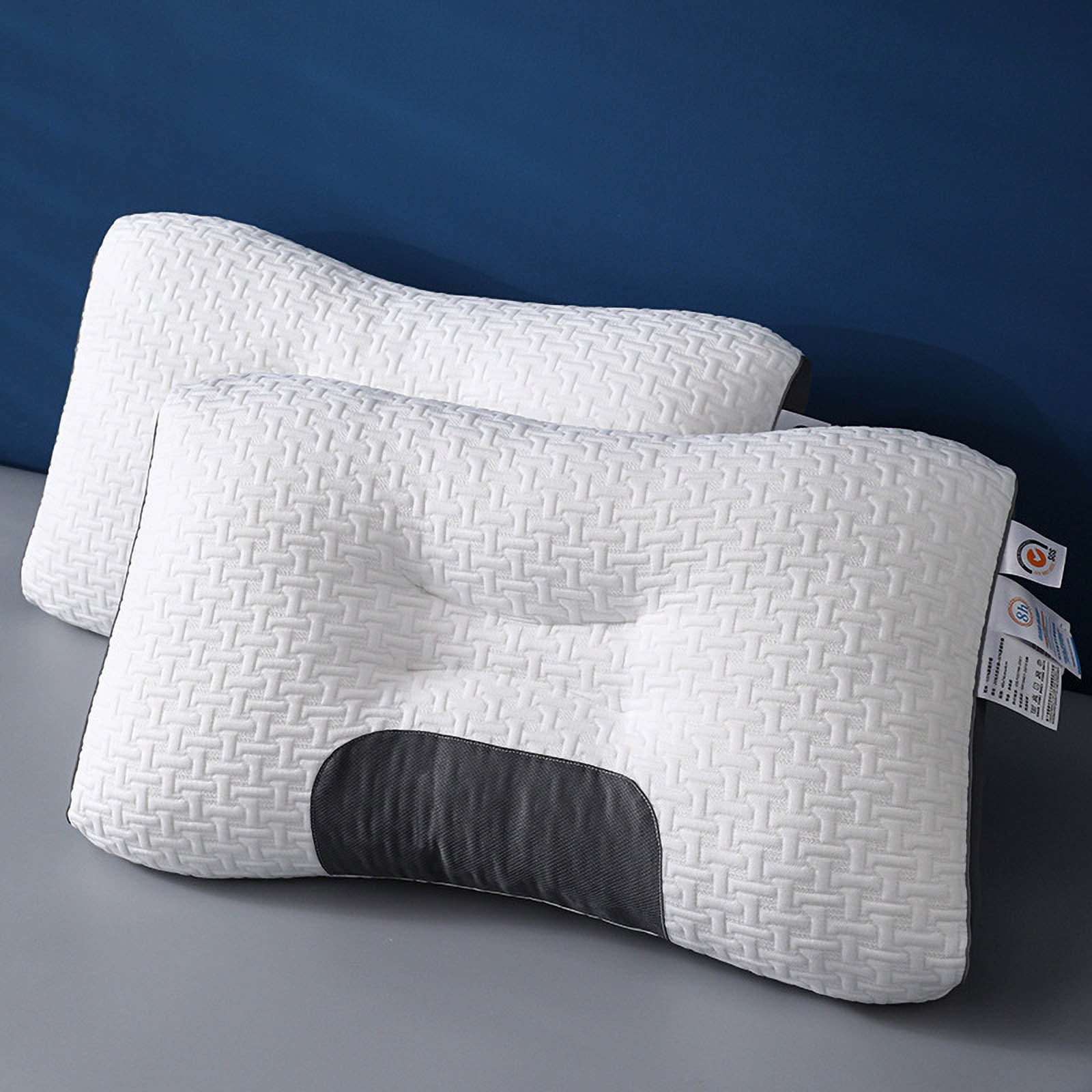 2026 Dreamers Relief Pillow, Ergonomic Cervical Neck Pillow for Sleeping, Butterfly Pillow for Neck Pain, Memory Foam Cervical Neck Support Pillows for Back Side Stomach Sleepers, White