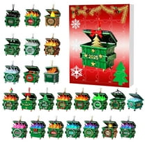 2025 Dumpster Fire Christmas Advent Calendar 24 Days Christmas Advent Calendar Includes 24 surprise Dumpster Fire Hanging Decoration