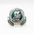 thumbnail image 1 of 2025 Eagles Tribute Ring – RB #26 Philadelphia Championship Replica – Size 10 – Silver Fan Collectible, 1 of 6