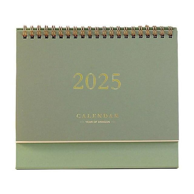 2025 English Mini Desk Calendar Creative Office Decoration Desktop Calendar E3 W7I7