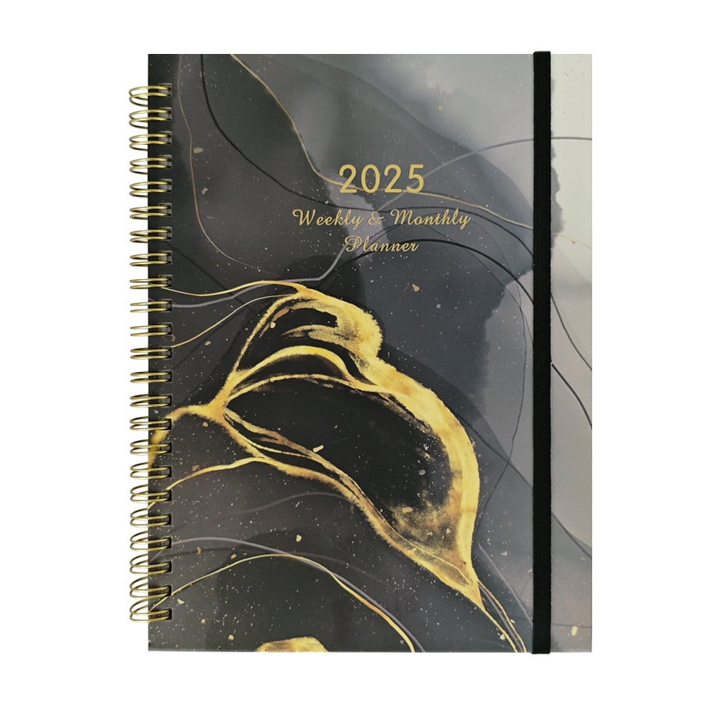 2025 English Schedule A5 Plan Book with Separating Pages Plan Notebook