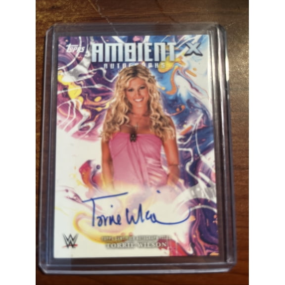 2025 Exalted Torrie Wilson #AMA-TWN AmbientAutographs 1st Edition Exclusive Topps WWE WWE Autographed Wrestling Trading Card
