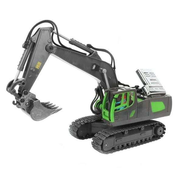 2025 Excavator Truck With Realistic Lights Sounds Full Function Remote Control Alloy Construction Vehicle Toy For Kids