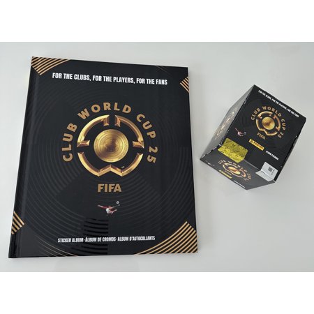 2025 FIFA World Cup - Panini Limited Edition HARD COVER Album And Sticker Box with 250 Stickers