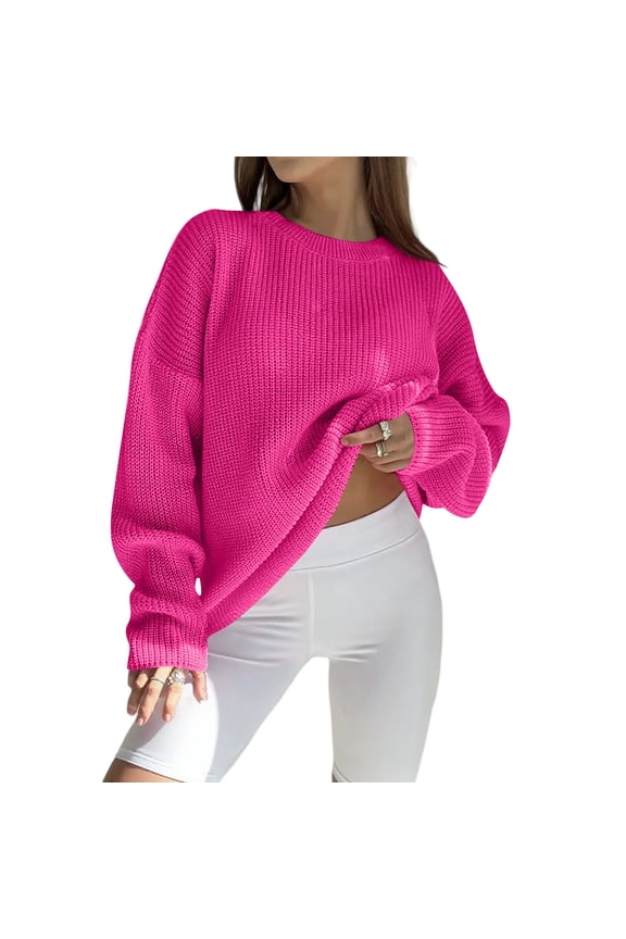 2025 Fall Trendy Women's Casual Long Sleeve Solid Color Wool Hollow Out Sweaters Female Lightweight Crochet Pullover Tops