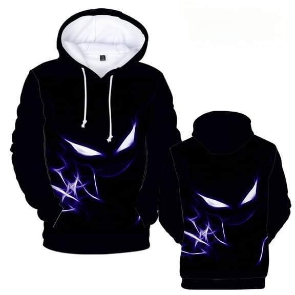 2025 Fall/Winter Unisex Hooded Sweatshirt with Quirky Little Devil Print