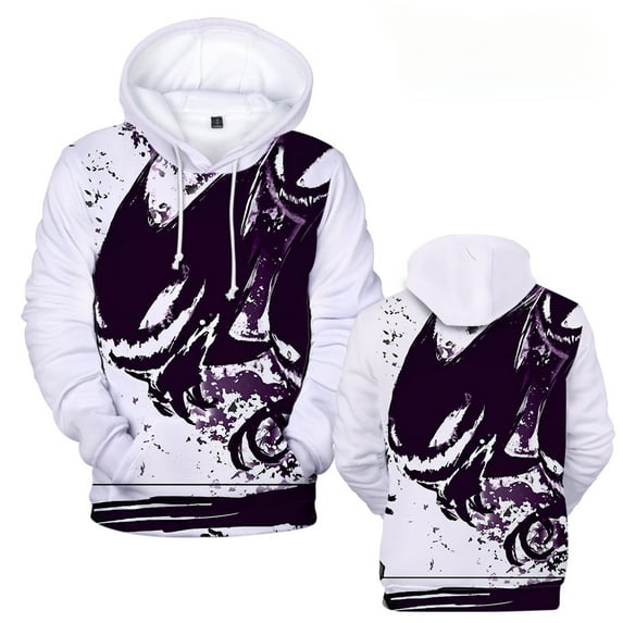 2025 Fall/Winter Unisex Hooded Sweatshirt with Quirky Little Devil Print