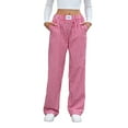 thumbnail image 1 of 2025 Fall Women's Striped Gingham Pajama Lounge Pants Soft, with Pockets for Daily & Relaxing Wear, 1 of 17