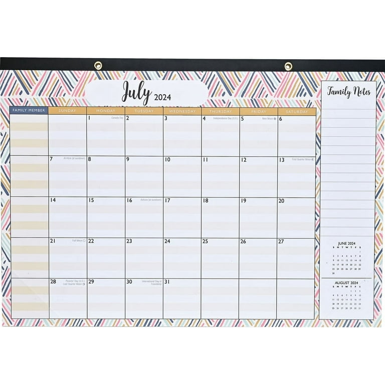 Family Wall Calendar 2025 elsa quintina