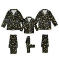 2025 Family Satin Christmas Pajamas Sets Satin Shirts Pants Sets