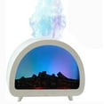 thumbnail image 1 of 2025 Fireplace Aroma Diffuser - Home Oil Diffuser for Room Aromatherapy, Mist Diffuser with Fireplace Design, Perfect for Creating Calm Atmosphere in Living Room & Bedroom, 8.45*7.2in, White, 1 of 5