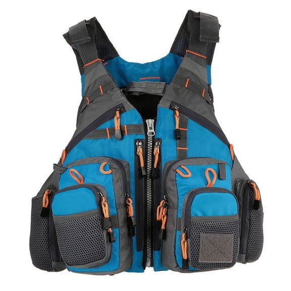2025 Fishing life jacket, fishing suit boat fishing sea fishing Luya multi-functional multi-pocket portable with floating material removable