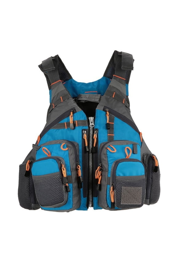 2025 Fishing life jacket, fishing suit boat fishing sea fishing Luya multi-functional multi-pocket portable with floating material removable