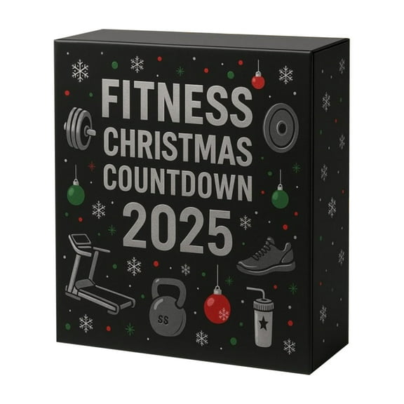 2025 Fitness Countdown Calendar Advent Set With 24 Unique Gym Training Workouts For Enthusiasts Motivation Holiday Exercise Program