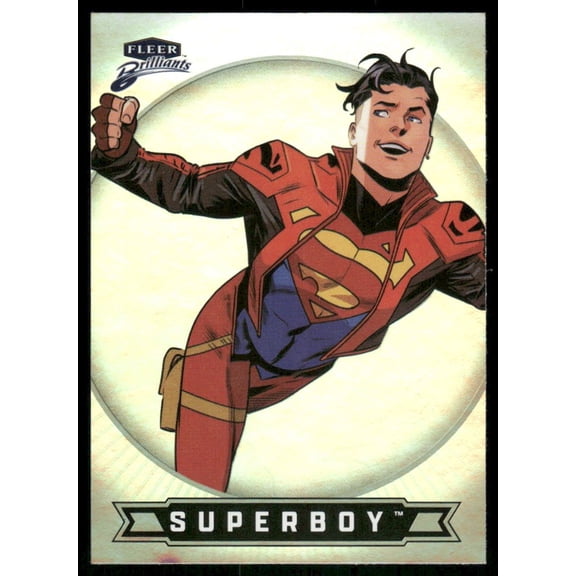 2025 Fleer Brilliants Superman Superboy #16 Excellent Trading Card