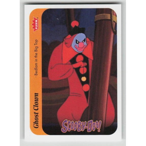 2025 Fleer Scooby-Doo Ghost Clown Sticker Bend and Peel #14 Near Mint