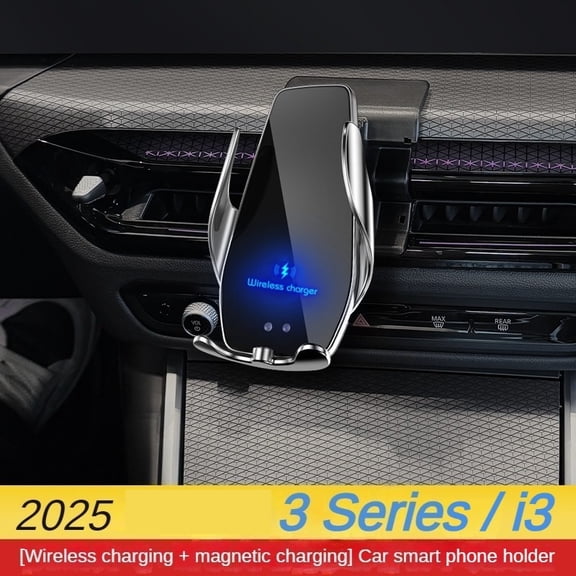 2025 For BMW 3 Series i3 Mobile Phone Holder Wireless Charger Car Mount Navigation Bracket GPS Support