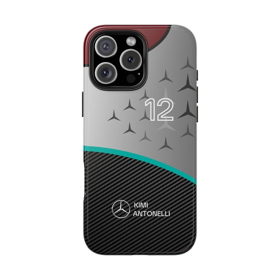 2025 Formula Racing ANT KA12 Tough white and black Phone Case - iPhone 17 Pro max