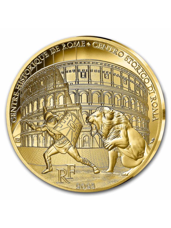 2025 France 1/4 oz Gold Proof UNESCO (Colosseum)