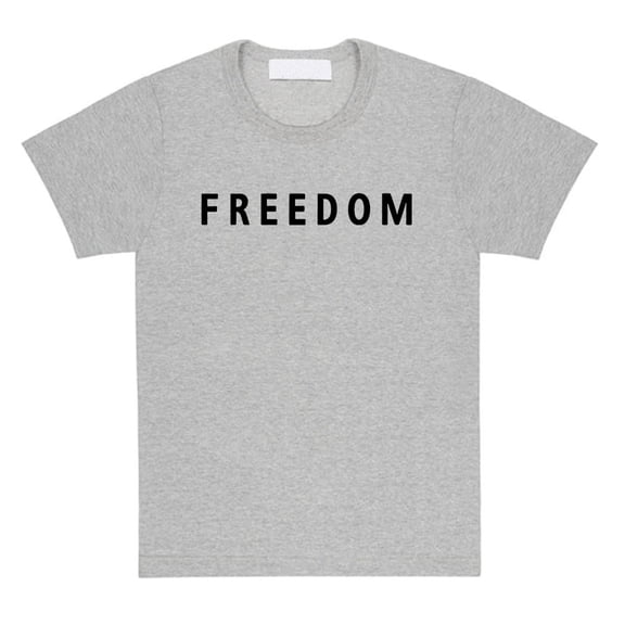 2025 Freedom Shirt Tee Crewneck Short Sleeve Tshirt Men/women Fashion Tops