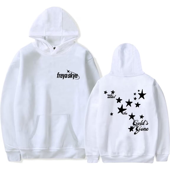2025 Freya Merch Skye Gold's Gone Print Hoodie – Unisex Graphic Pullover Sweatshirt, Casual Streetwear Gift for Music Lovers