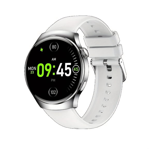 2025 Full-Screen Touch Smart Watch, Large Display Fitness Tracker with SOS, Wireless Call, Remote Camera, USB Rechargeable, iOS Compatible