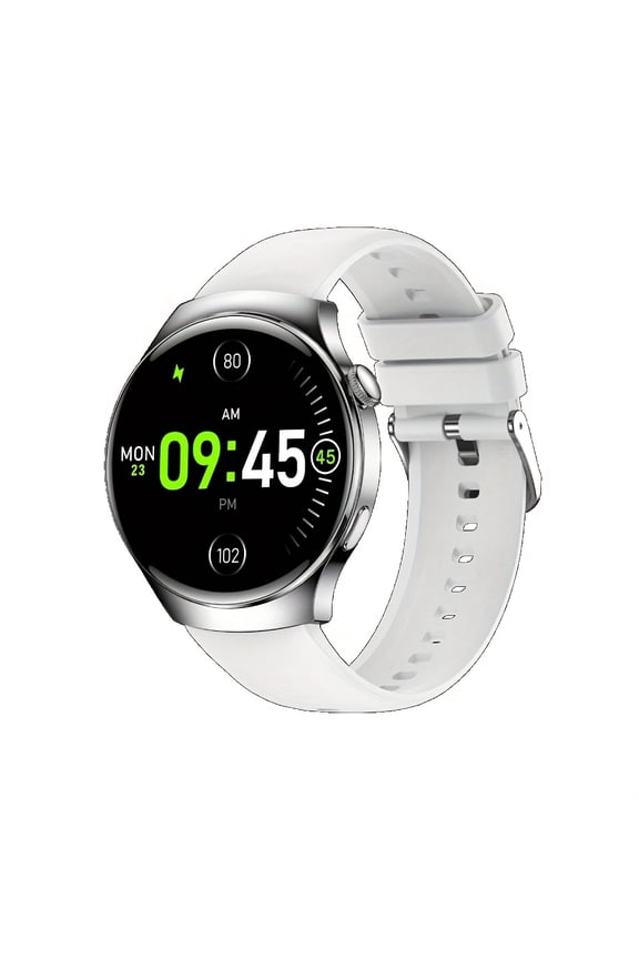2025 Full-Screen Touch Smart Watch, Large Display Fitness Tracker with SOS, Wireless Call, Remote Camera, USB Rechargeable, iOS Compatible